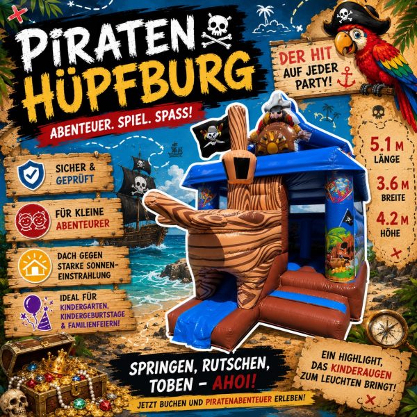 Huepfburg Pirat